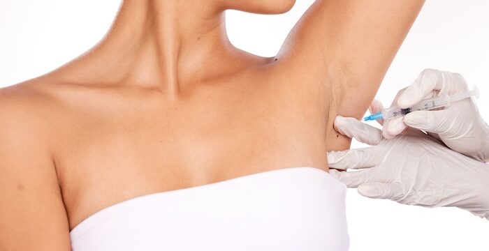 Botox: odstránenie potenia